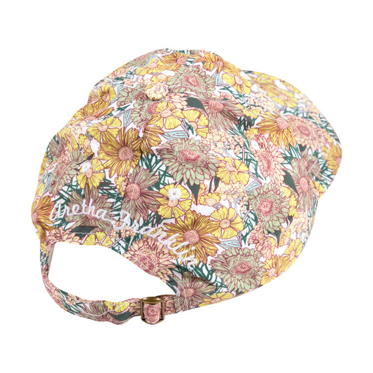 Aretha Queen of Soul Floral Hat