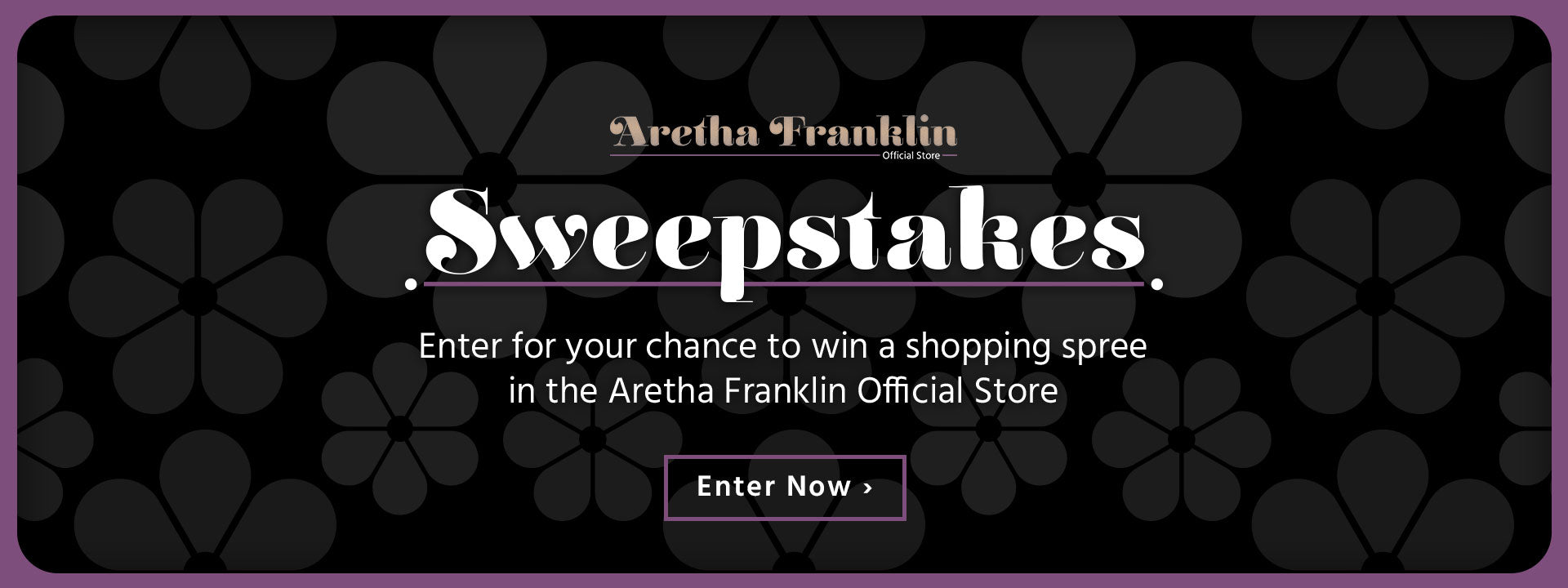 Enter for your chance to win an Aretha Franklin Shopping Spree!