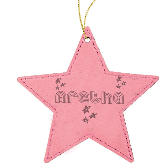 Dreamland Star Leatherette Ornament