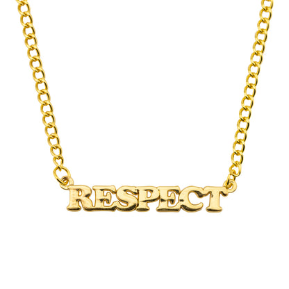 Aretha Franklin RESPECT Necklace