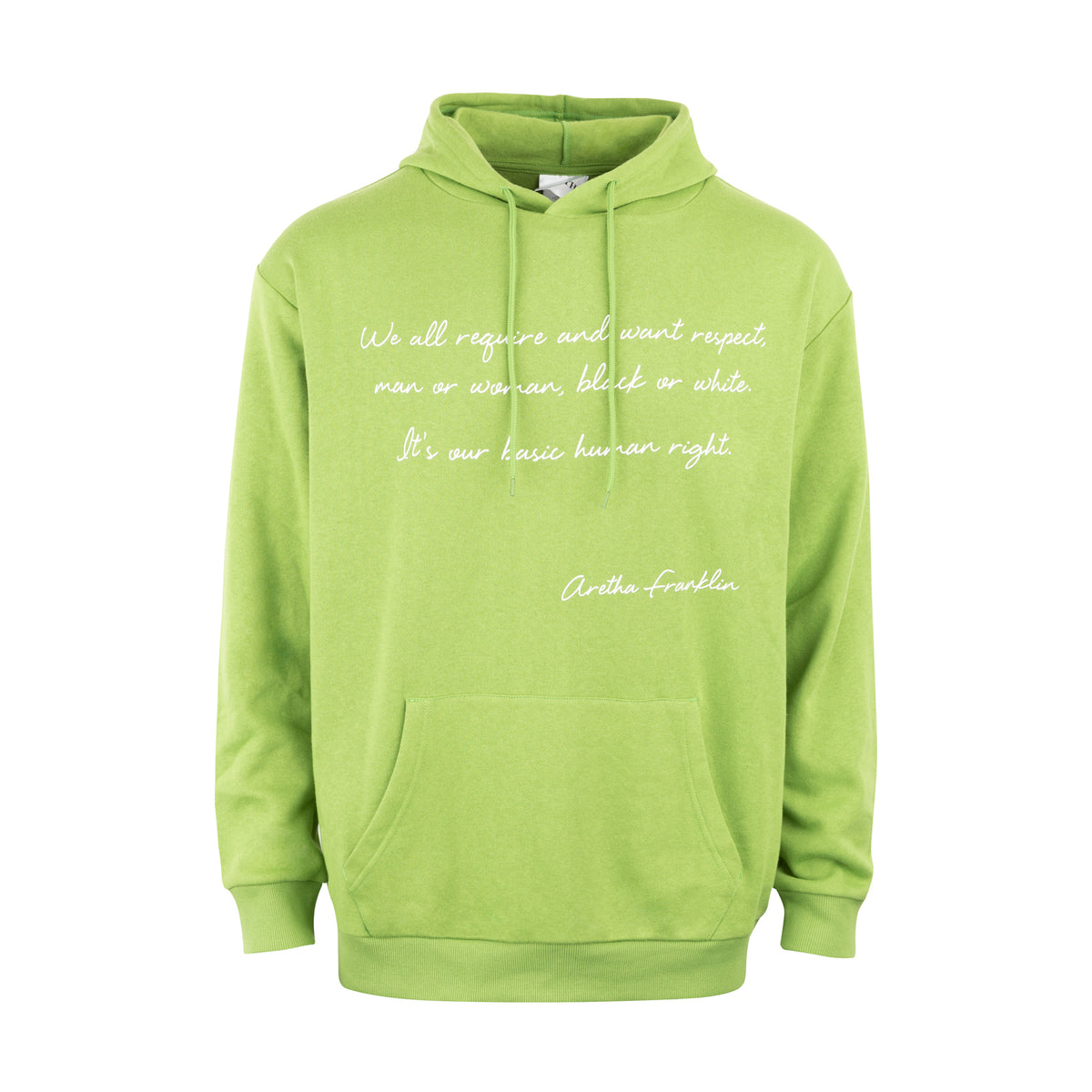 Aretha Franklin Respect Quote Pullover Hoodie - X-Small