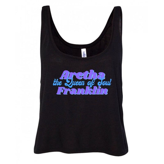 Curly-Q Women's Sleeveless Crop Tank