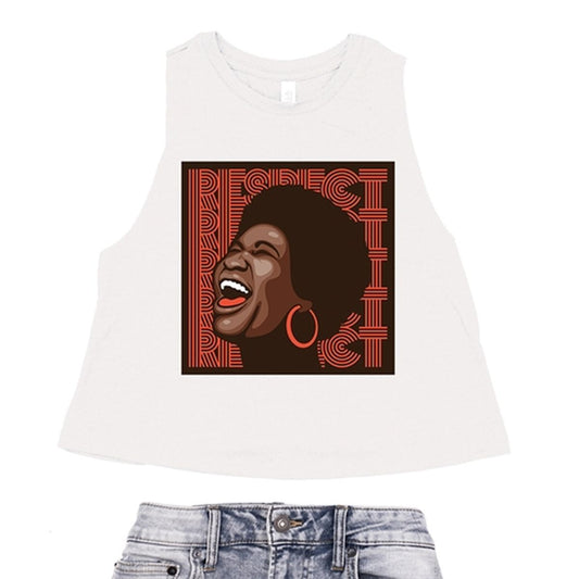 Aretha Respect Racerback Crop Top