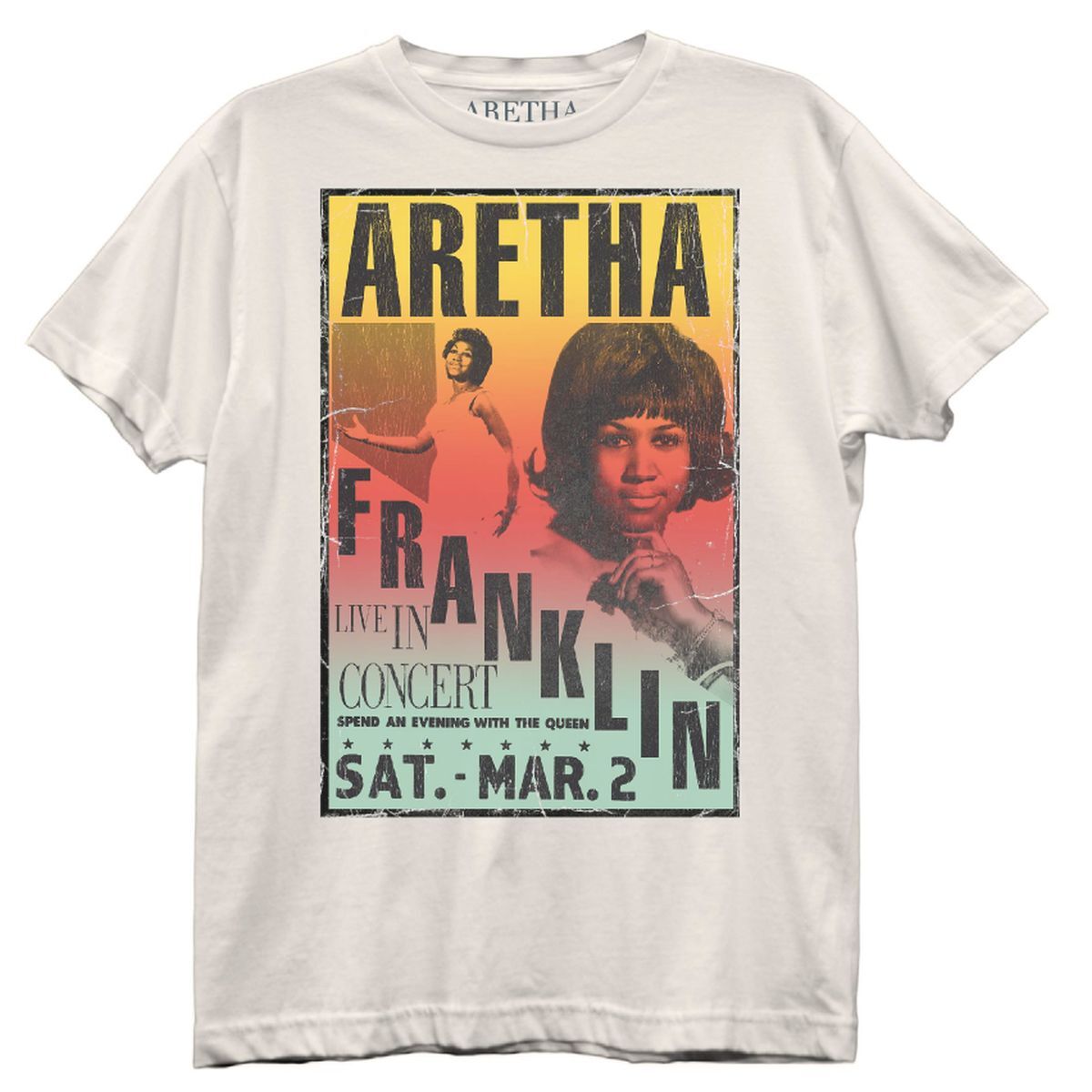 Aretha Franklin Live in Concert T-shirt
